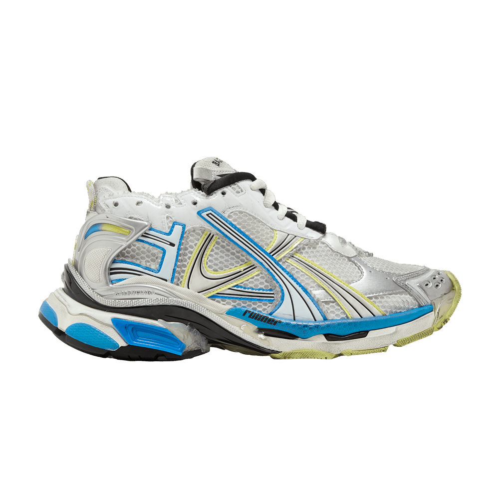 Buy Balenciaga Runner Sneaker 'White Yellow Blue' - 772774 Buy Balenciaga Runner Sneaker 'White Yellow Blue' - 772774