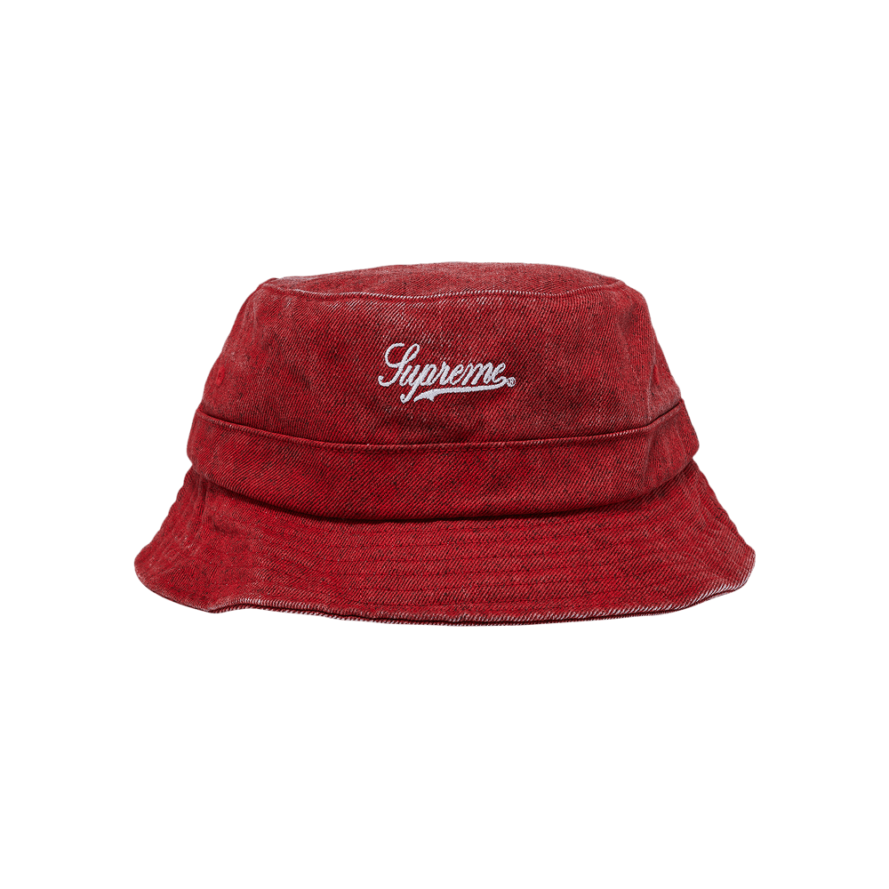 Size m/l Supreme Coated Denim Crusher 'Red'