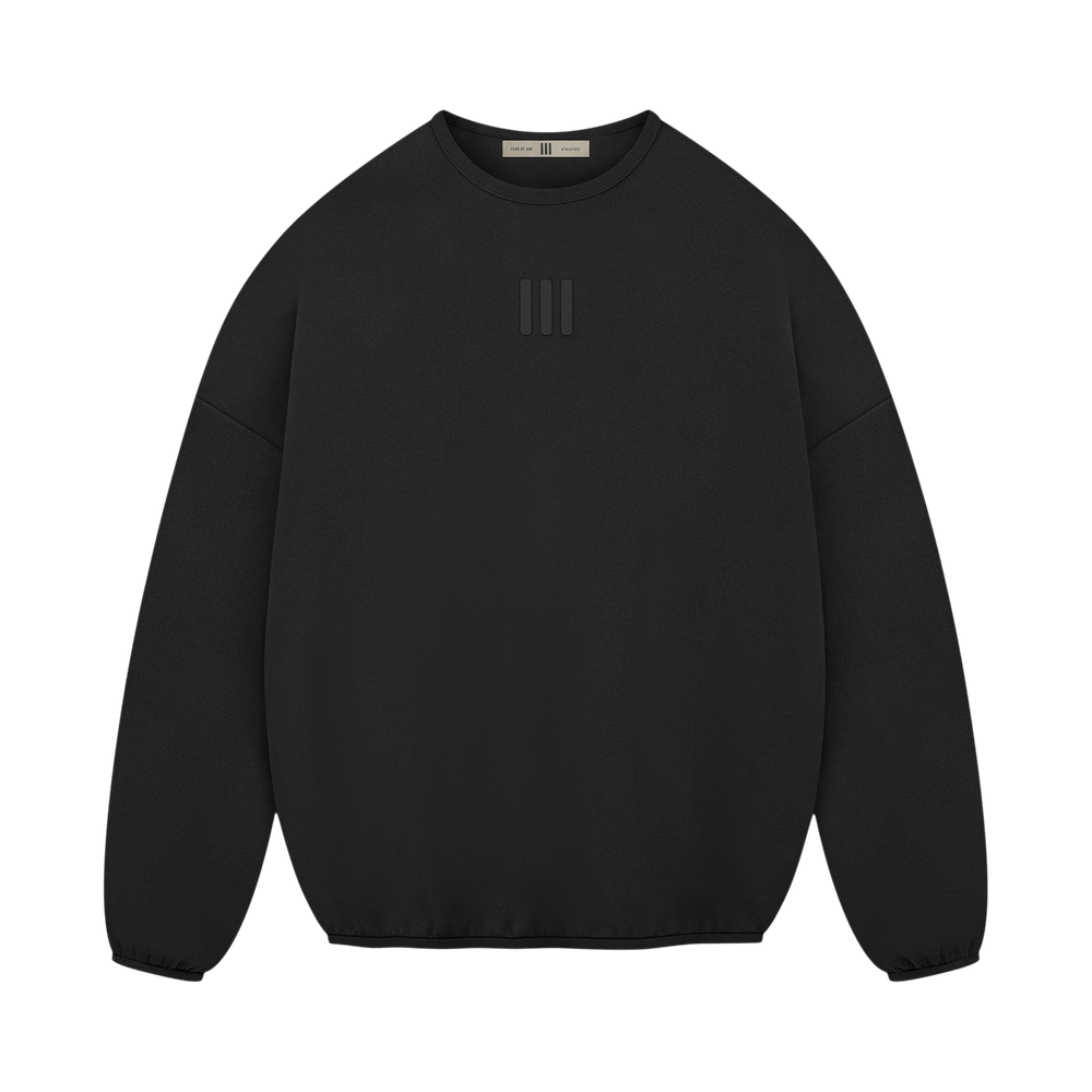 ★24SS 最新作★FEAR OF GOD ATHLETICS Suede Fleece Crewneck Sweatshirt adidas Originals Fear of God Athletics Suede