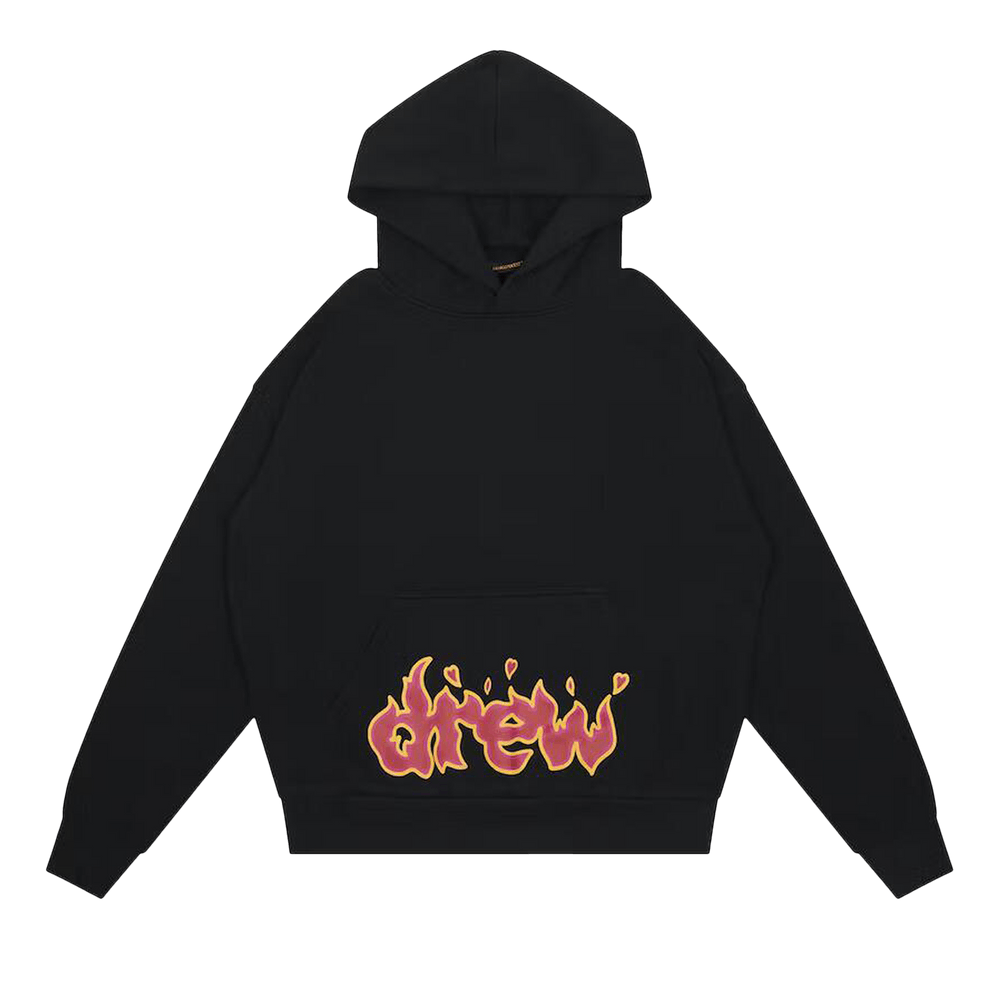 Buy Drew House Lit Drew Hoodie Black DH VF31125 LDBK GOAT