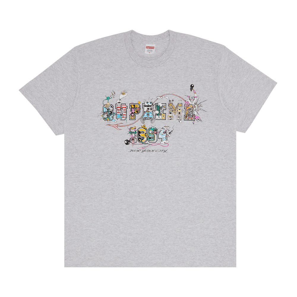 Buy Supreme Varsity Tee 'Ash Grey' - SS24T17 ASH GREY | GOAT