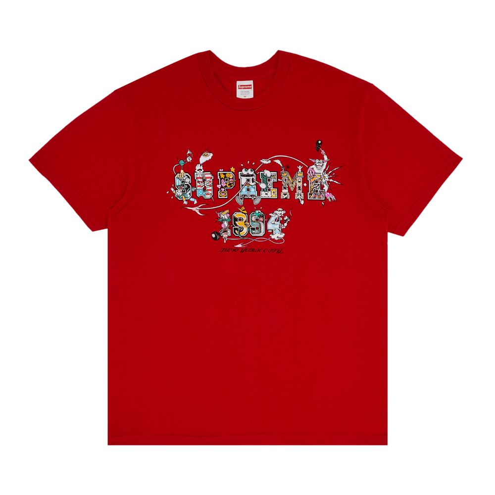 Size xl Supreme Varsity Tee 'Red'