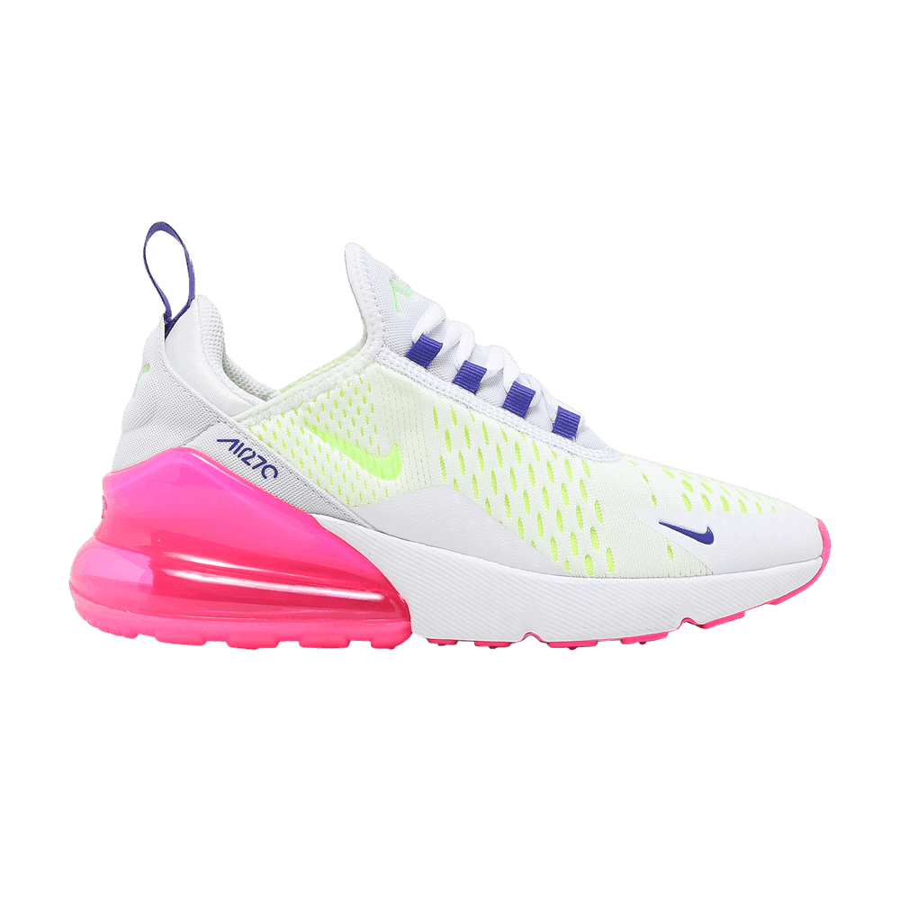 Buy Wmns Air Max 270 White Pink Blast Volt DH0252 100 GOAT