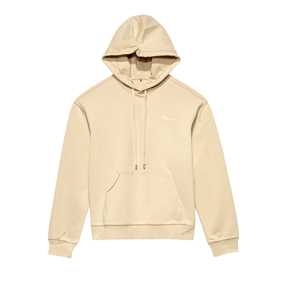 Buy Ader Error Tape Logo Hoodie 'Ivory' - BKASSHD02IV | GOAT