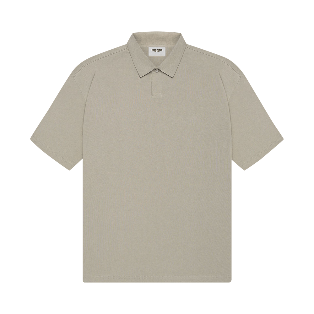 Fear of God Essentials Shorts-Sleeve Polo Moss