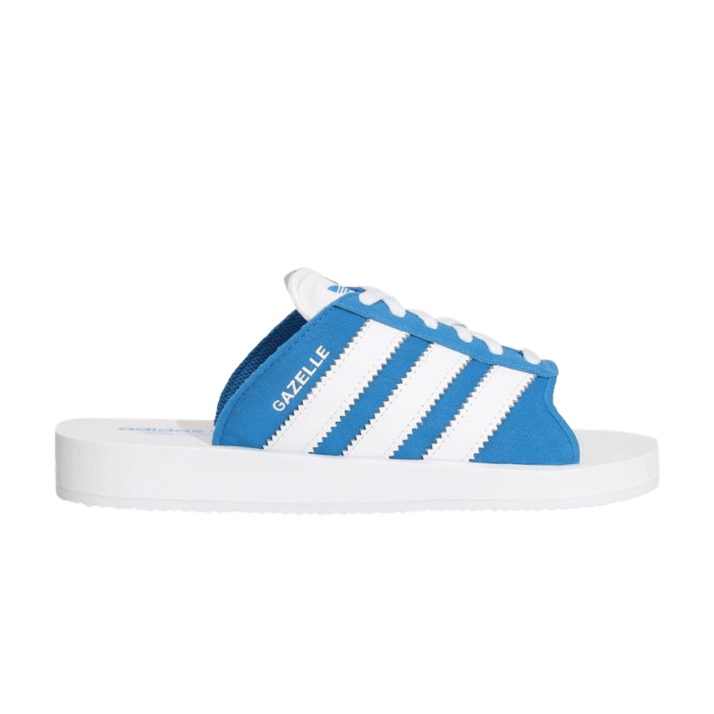 ★★Adairs★★ Gazelle Beach Red White JQ7424 Adidas Women's Gazelle Beach Slide Slippers 'White/Red
