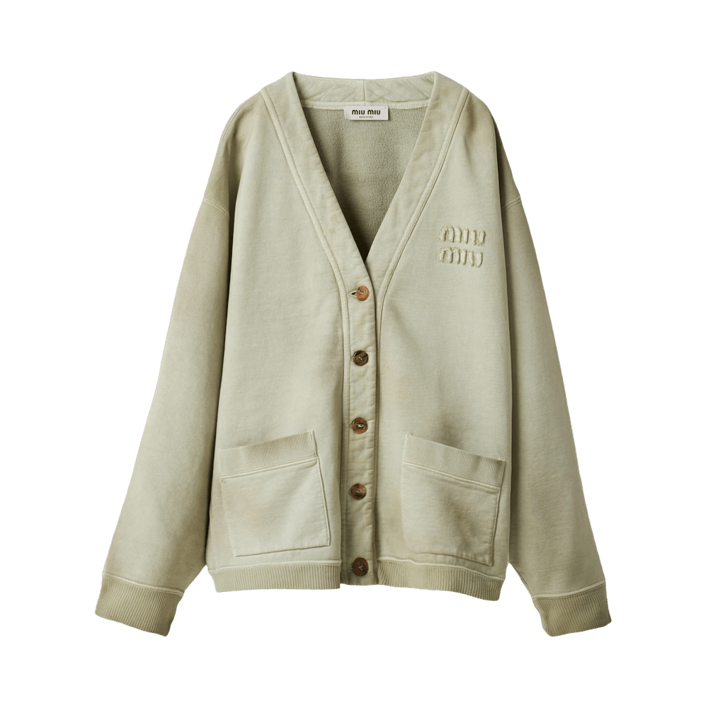 MIU MIU - 最終価格1/15✨miumiu flower cardigan. 美品 miumiu ミウウ elegant flower embroidery cardigan 38 | eBay