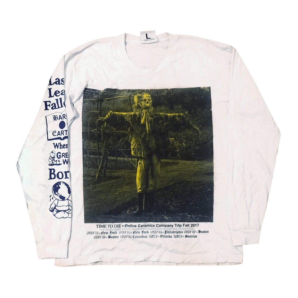 ONLINE CERAMICS ロングスリーブTシャツ Buy Online Ceramics Time To Die Long-Sleeve 'White' - 1947
