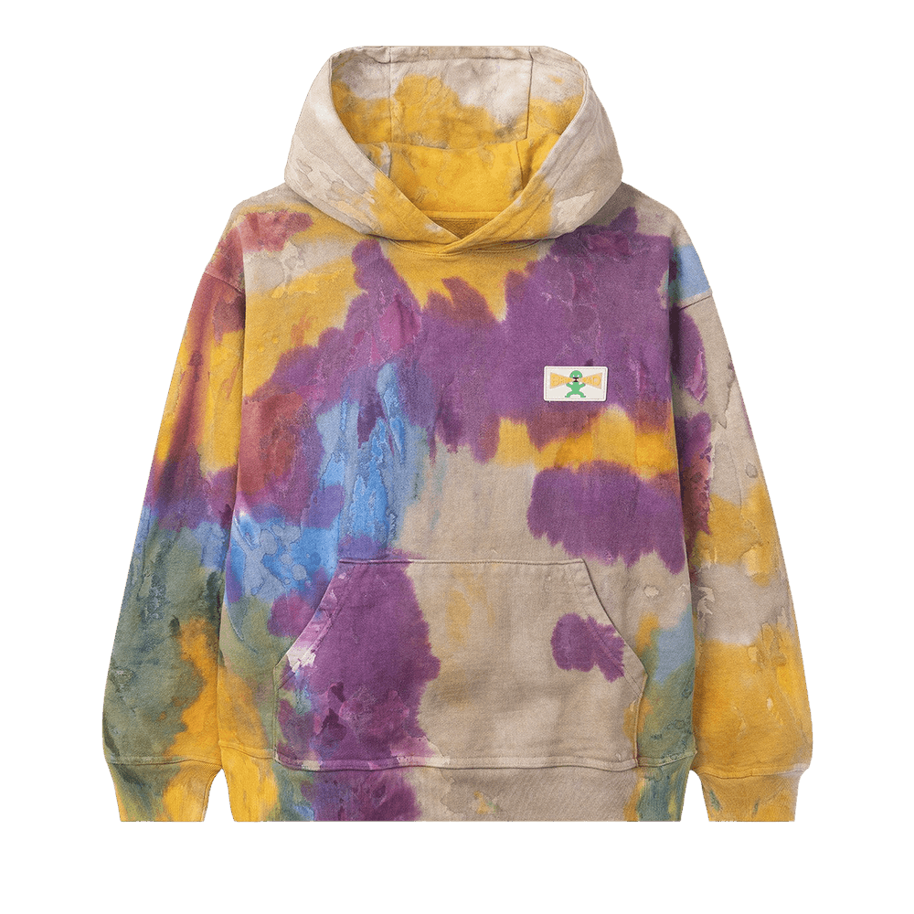 Buy Brain Dead Shout PVC Patch Hooded Sweatshirt Tie Dye BDS20T09001154MU05 GOAT