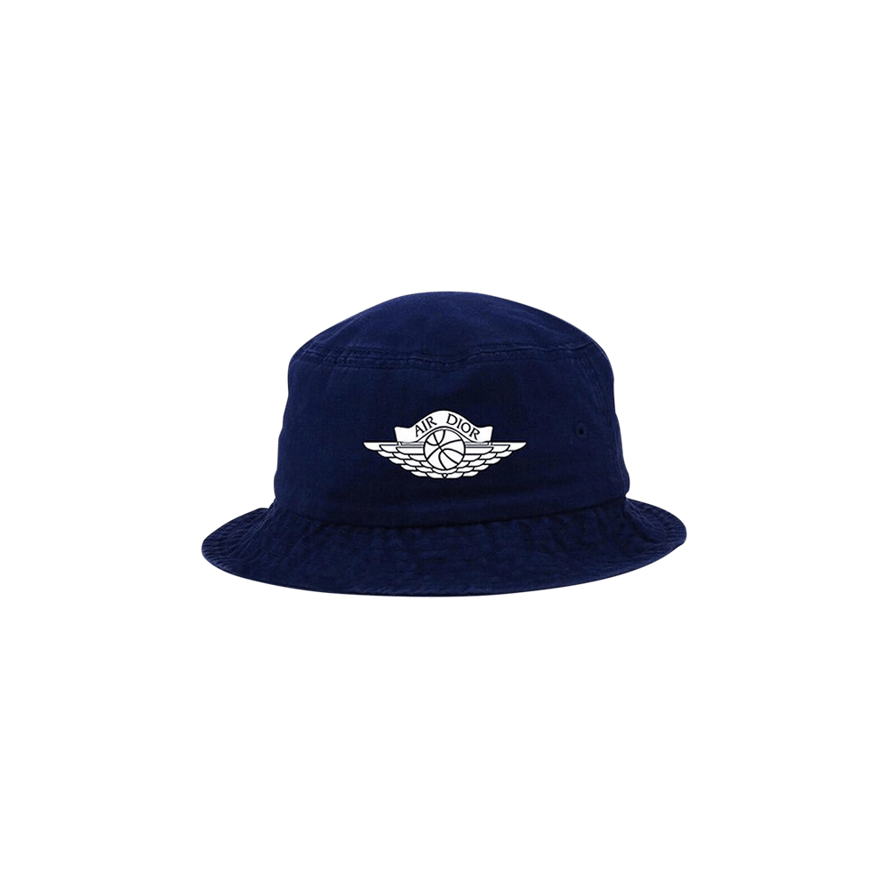 Buy Dior x Air Jordan Wings Bucket Hat 'Navy' - 0428
