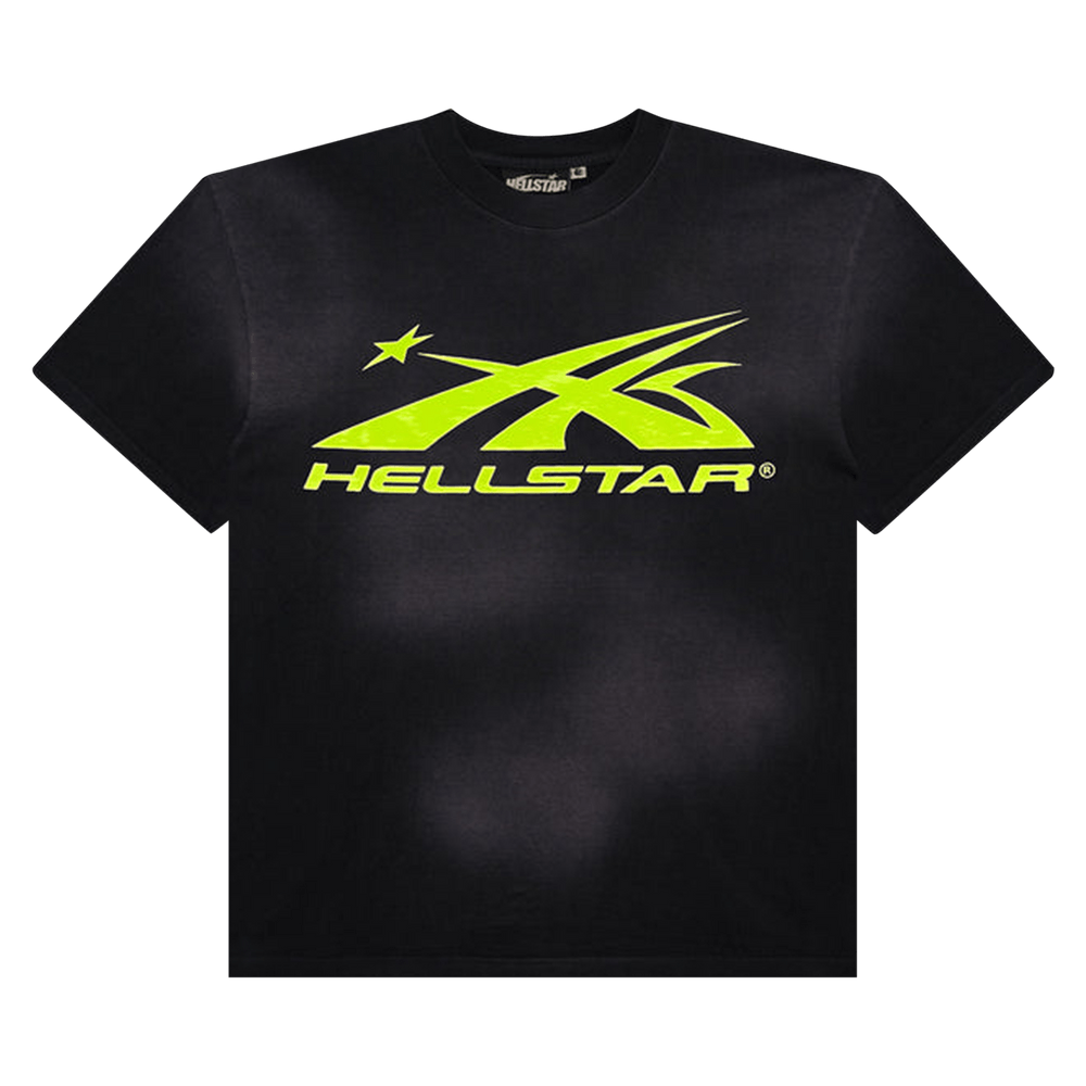 Buy Hellstar Sports Core Gel Logo T-Shirt 'Black/Light Green