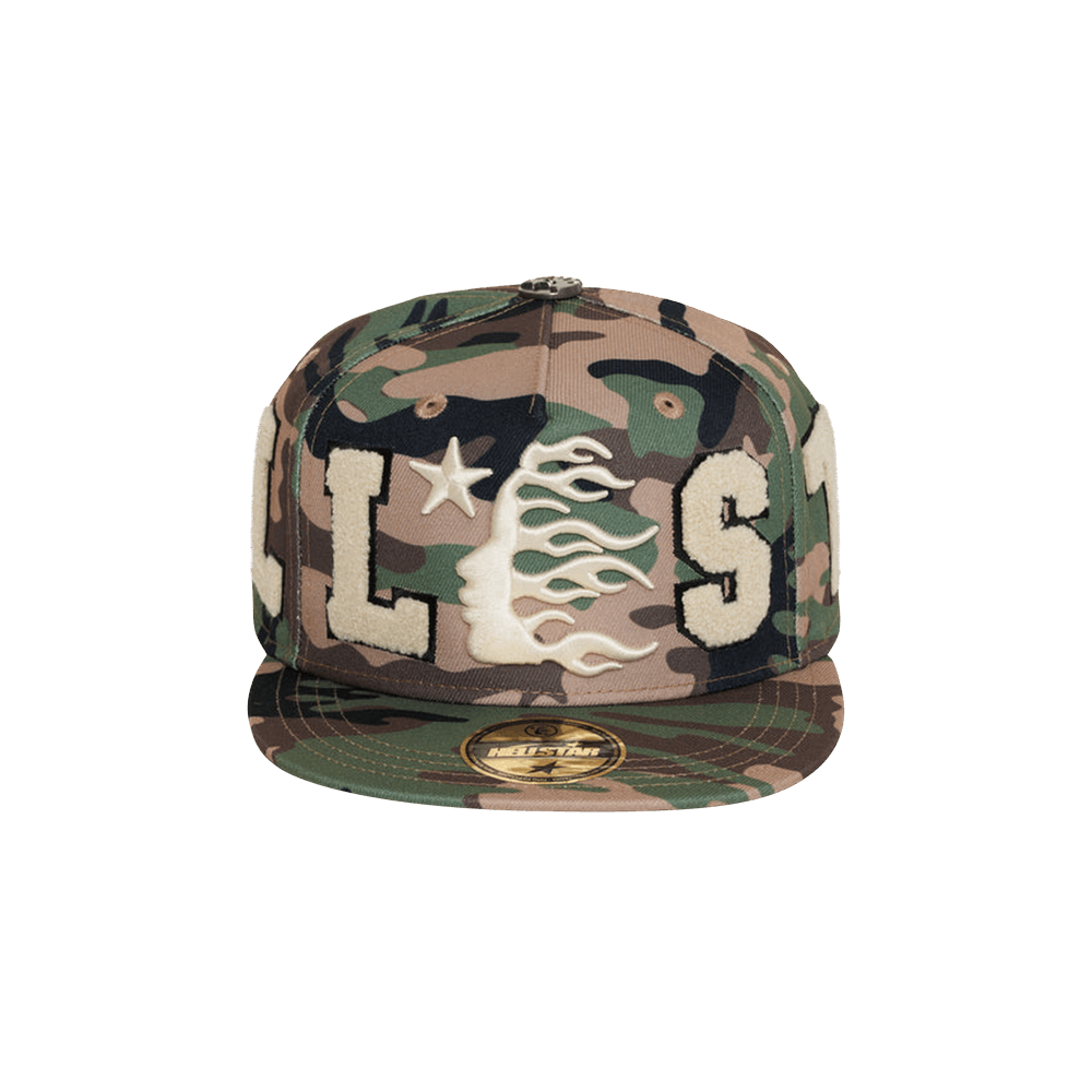 希少 海外限定 HELLSTAR OG CAMO SNAP BACK CAP Hellstar Big Logo Trucker Snapback Hat Camo Men's - SS24 - US