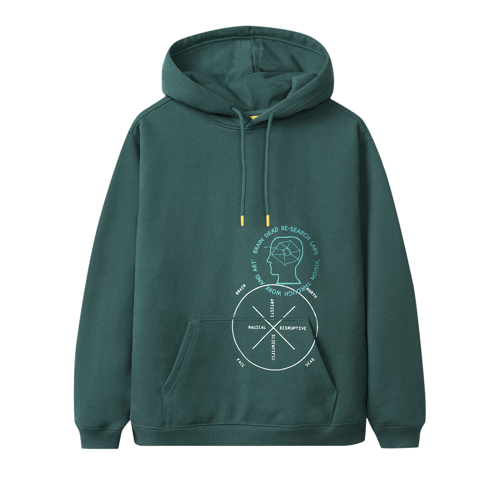Buy Brain Dead x The North Face Drop Shoulder PO Hoodie 'Night Green' -  BDW19T09001318GR11 | GOAT