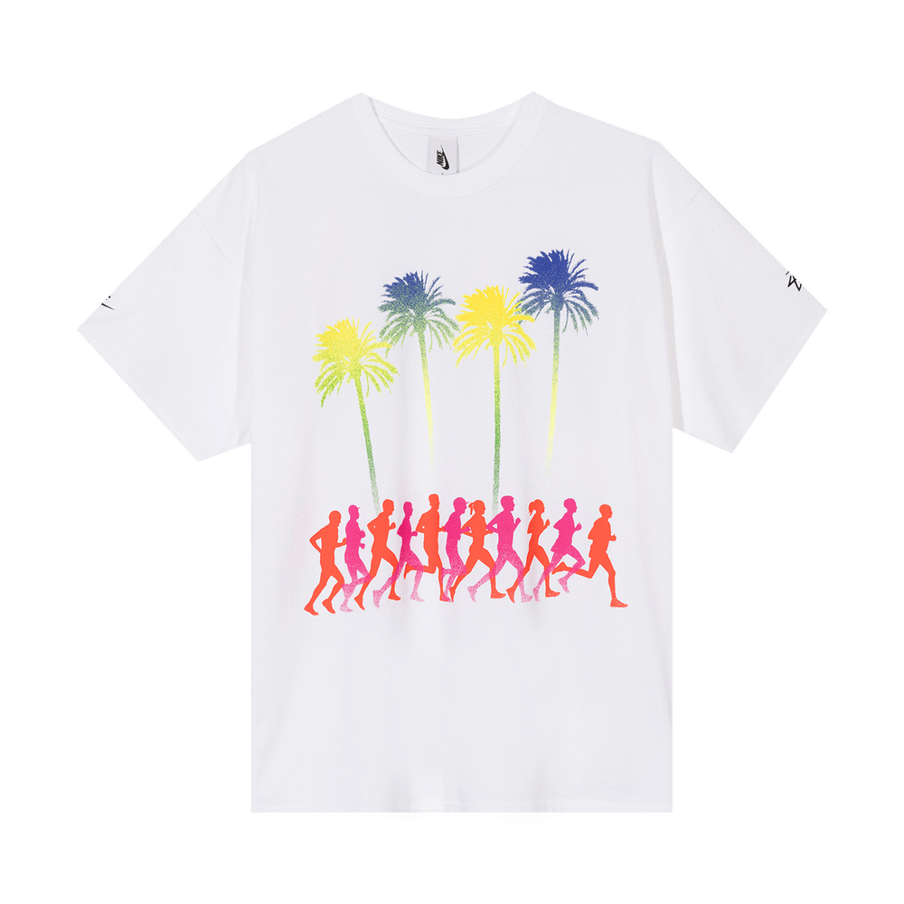 Tシャツ・カットソー Nike x Stussy Douglas Firs to Palm Trees T-Shirt White 2020 Nike x Stussy T-Shirt Douglas Firs To Palm Trees Graphic Tee