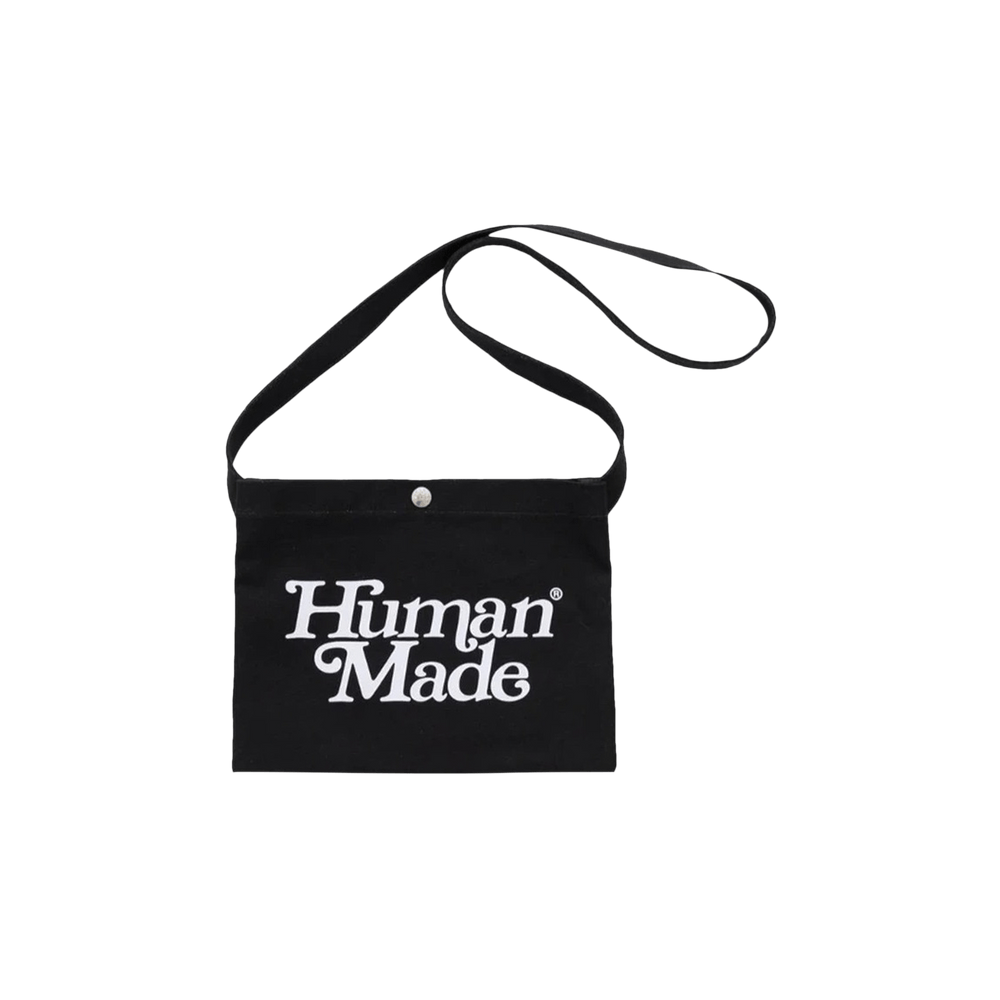 Buy Girls Don't Cry x Human Made Satchel 'Black' - 2109 1SS190807XHMS BLAC  | GOAT