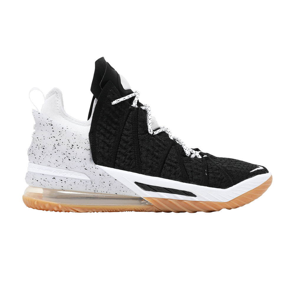 Lebron james black and white shoes cheap