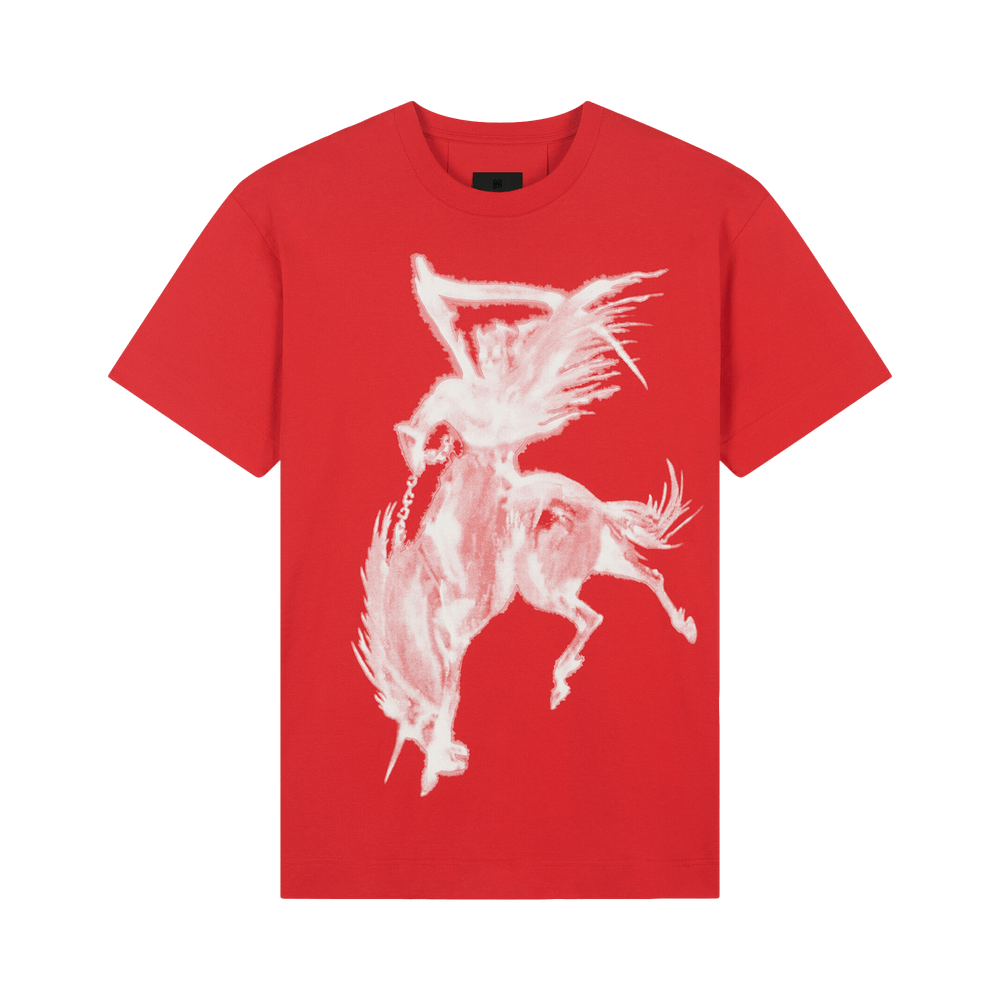 Buy Givenchy Reaper Oversized T-Shirt 'Red' - BM715V3Y6B 600