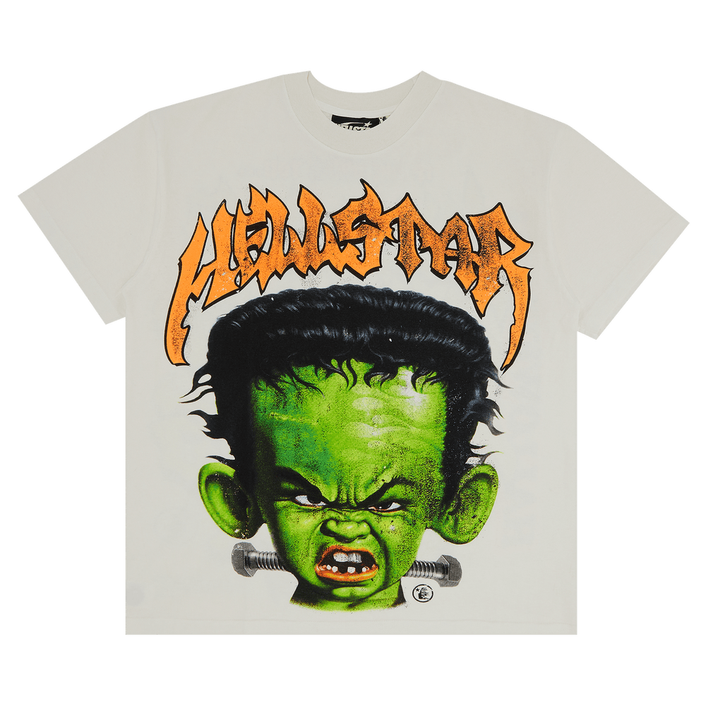 Buy Hellstar Frankenkid T-Shirt 'White' - 9357 1FW230103FTS WHIT