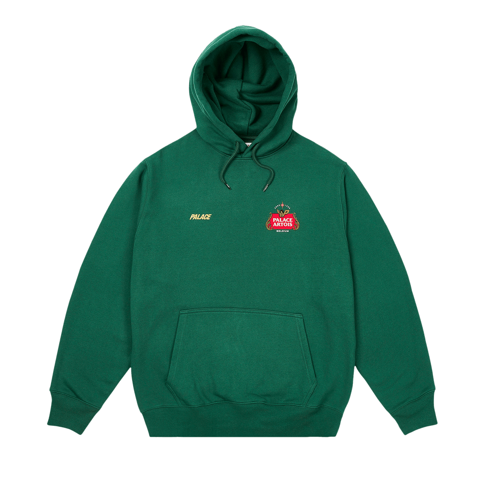 Buy Palace x Stella Artois Hood 'Bottle Green' - P26STHD003 | GOAT