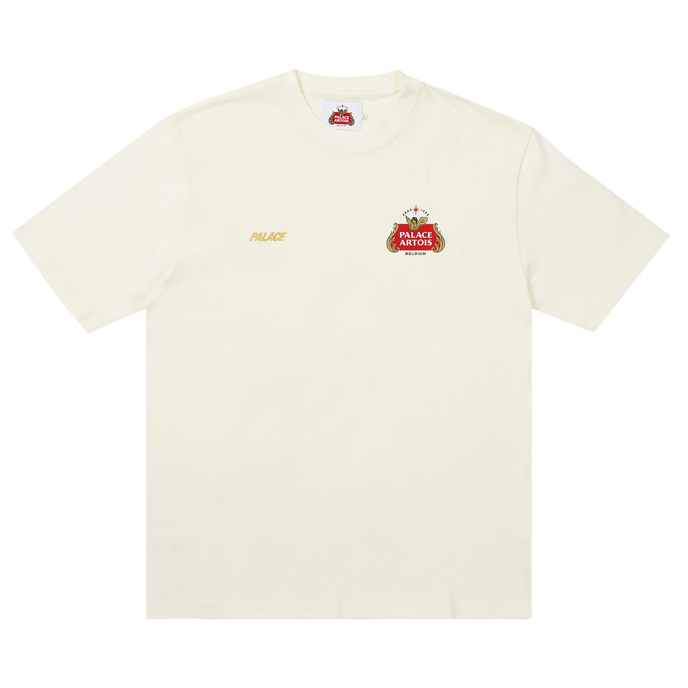 Buy Palace x Stella Artois T-Shirt 'White' - P26STTS001 | GOAT