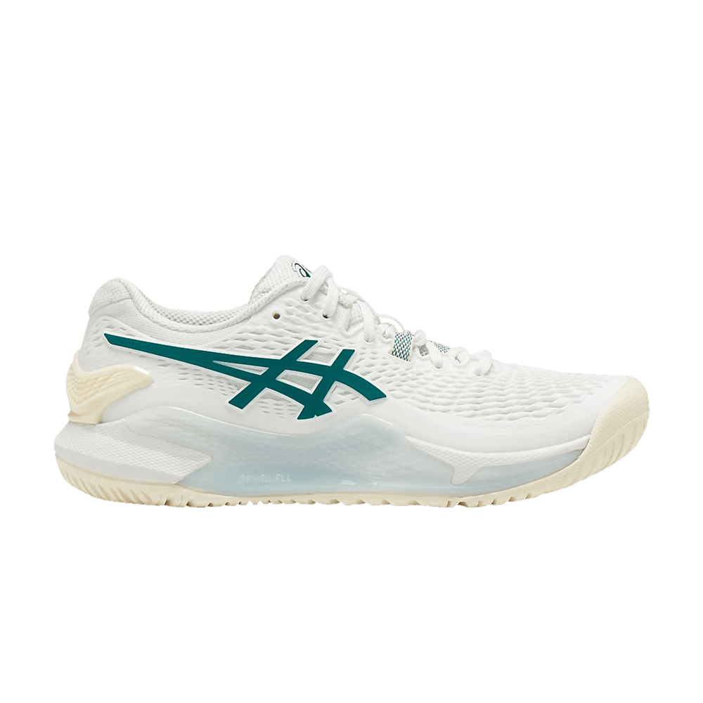 Buy Asics Wmns Gel Resolution 9 'White Pitch Green' - 1042A246 101