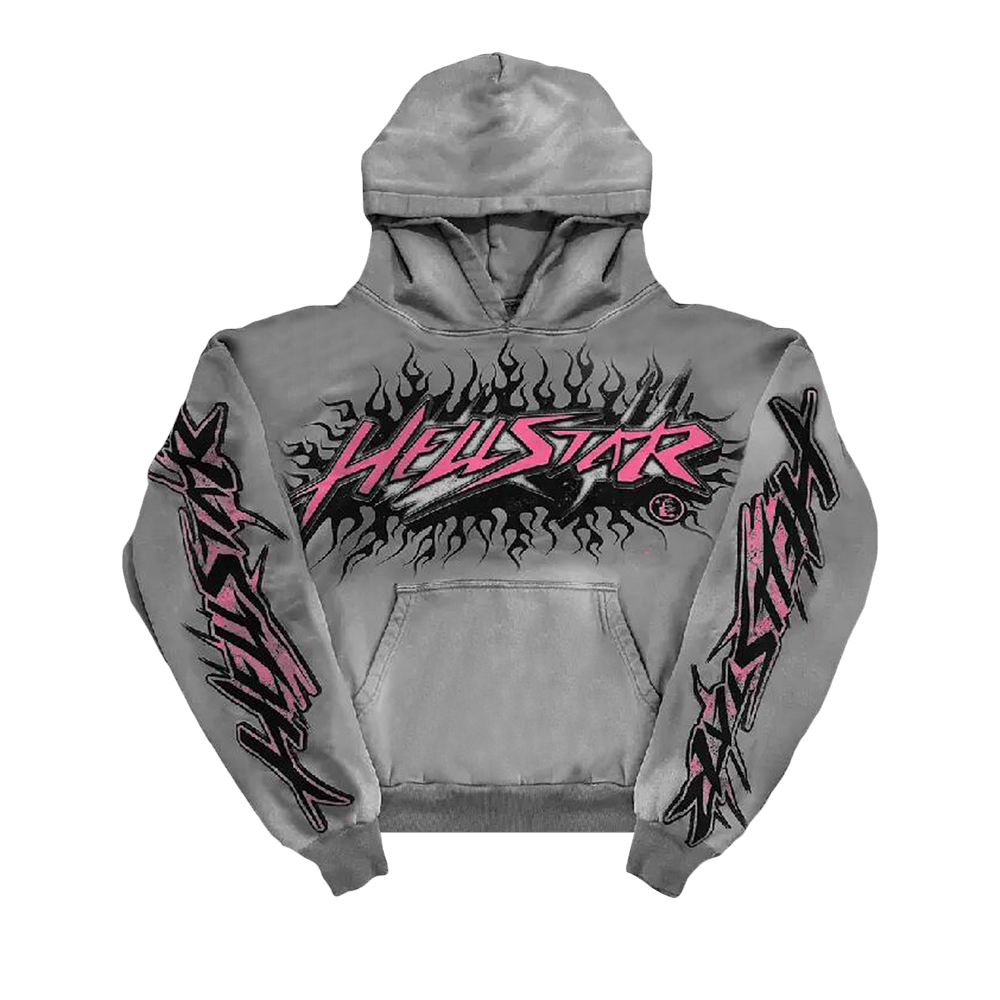 ファッションアイテム人気ランキング Buy Hellstar Future Flame Hoodie 'Grey' - 9357 1FW230106FFH トップス