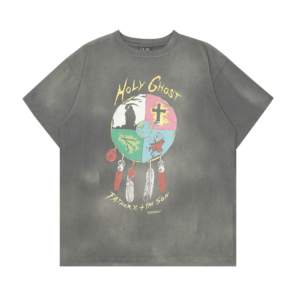 SAINT MICHAEL ✖️ LASTMAN HOLY GHOST Saint Michael X Lastman Holy Ghost Tee - Black | Editorialist