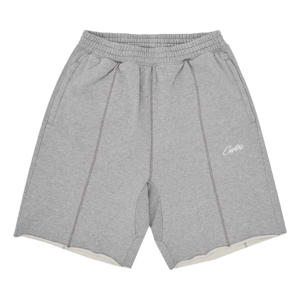 Size xl Corteiz HMP Raw Hem Shorts 'Heather Grey'