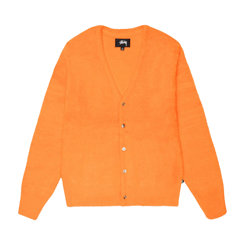 Buy Stussy Shaggy Cardigan 'Red Orange' - 117094 RED | GOAT CA