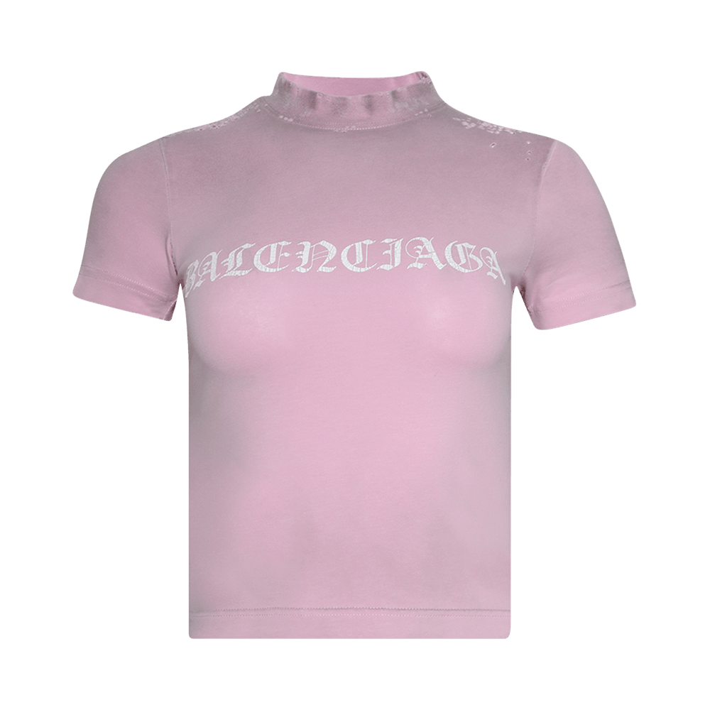 【送料込】BALENCIAGA★Shrunk Luxury Tシャツ ホワイト の ウィメンズ City Of Angels Shrunk Tシャツ