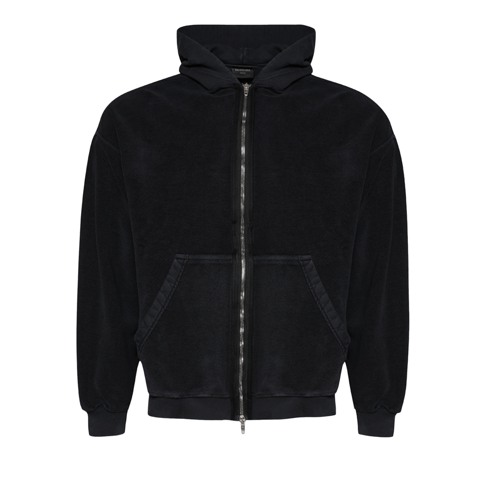 BALENCIAGA｜HOOD/ZIP-UP (720406 TNVV1 1070) Balenciaga Zip-Up Regular Fit Hoodie | Saks Fifth Avenue