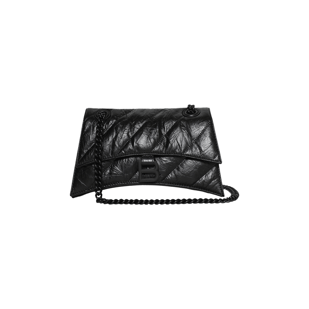 BALENCIAGA｜SHOULDER BAGS (716351 210IY 1000) Buy Balenciaga Crush Chain Bag 'Black' - 716351 210IY 1000