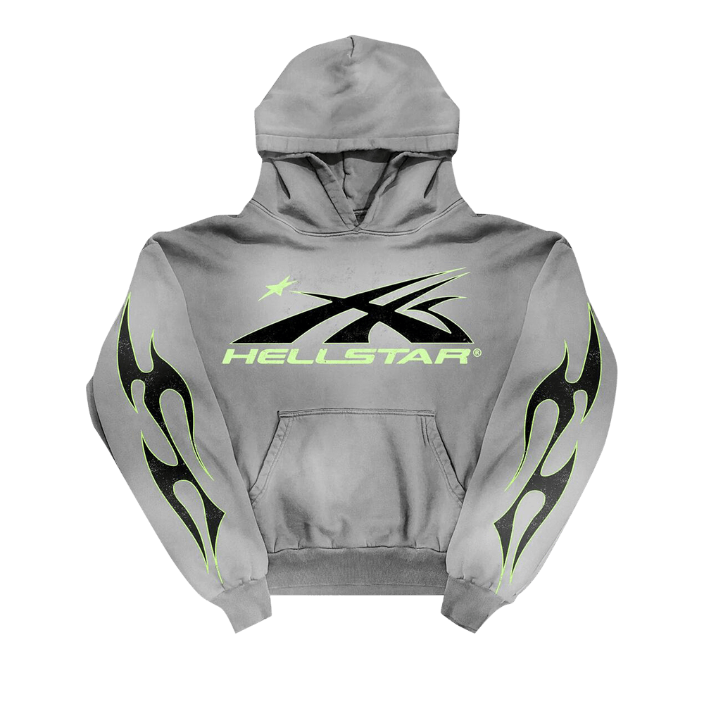 Hellstar Spiderweb Sport Logo Zip-Up Hoodie Black | eBay
