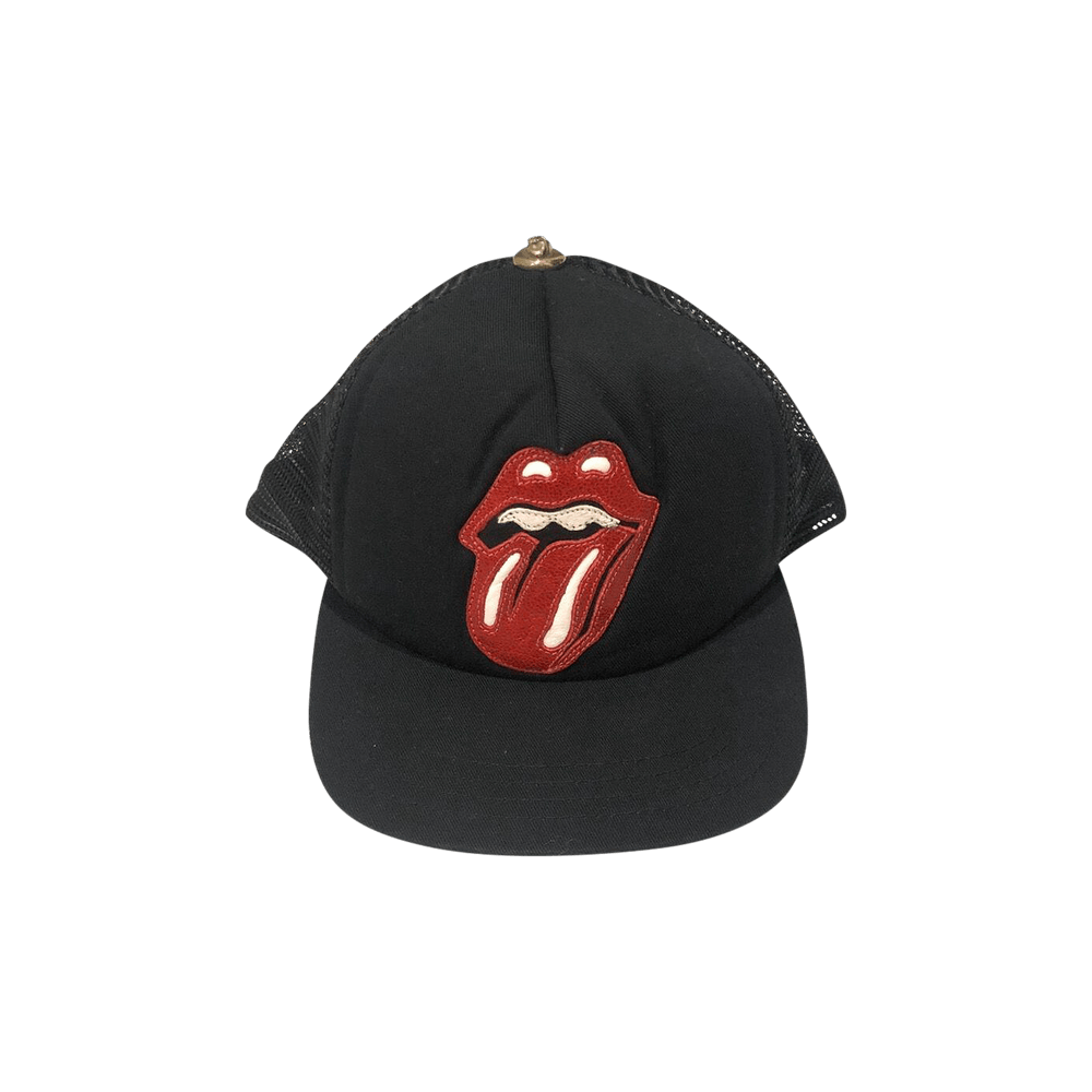 Buy Chrome Hearts Rolling Stones Trucker Hat 'Black' - 1383