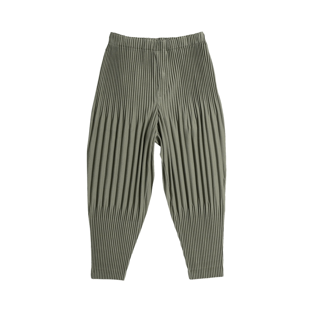 Buy Homme Plissé Issey Miyake Color Pleats Pants 'Sage Green