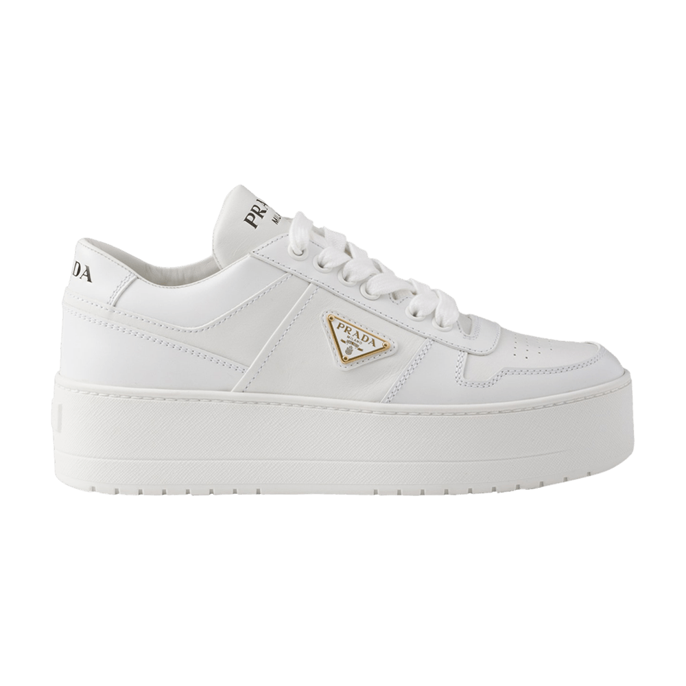 Buy Prada Wmns Downtown Bold Leather 'White' - 1E792M 3LPF
