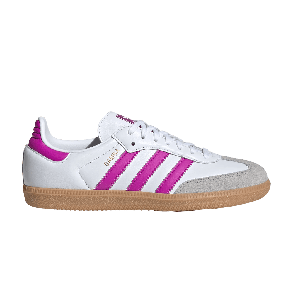 Adidas Samba OG J White Purple Burst Gum Price in India | Culture Circle
