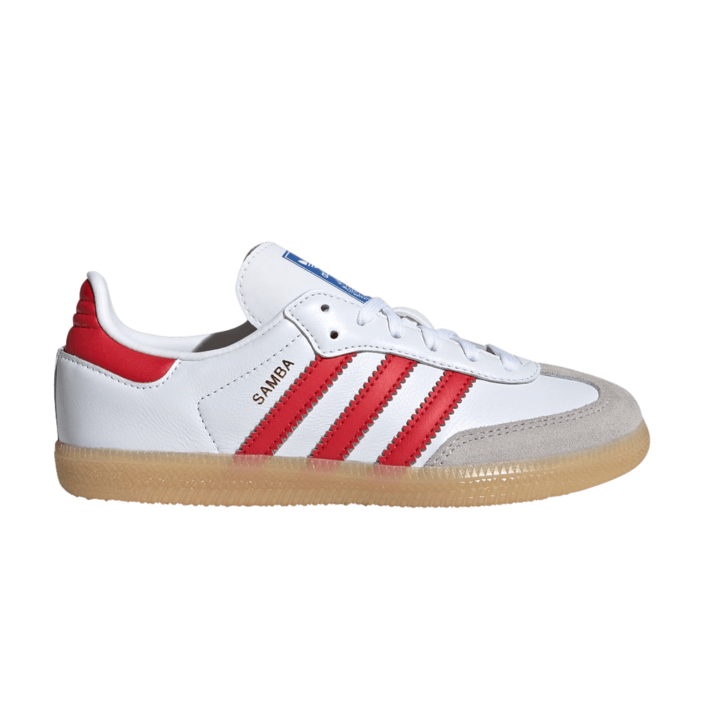Adidas Samba OG C White Collegiate Red Gum