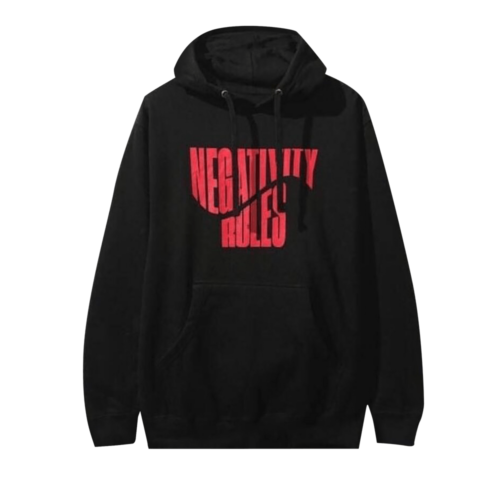 Size s Anti Social Social Club Negativity Rules Hoodie Black
