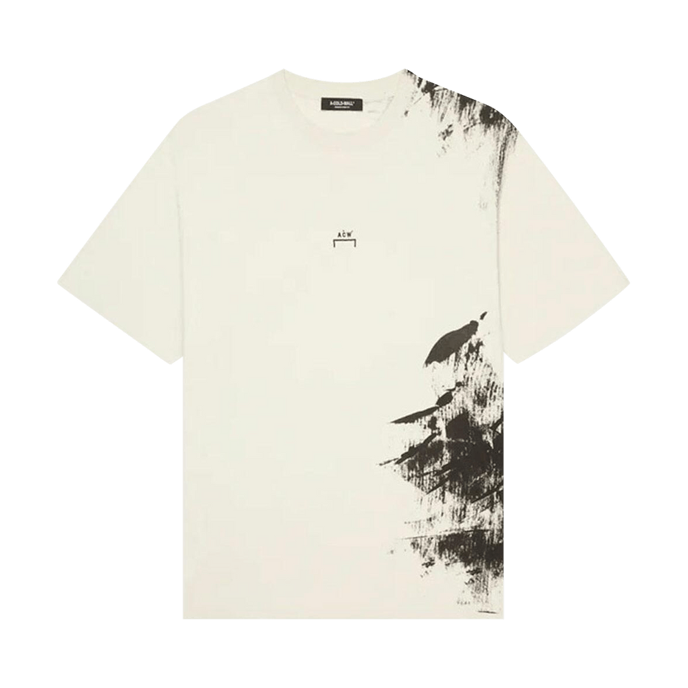 ★A-COLD-WALL★ Brush Stroke Short Sleeve T-Shirt BONE ACWMT Футболка A-COLD-WALL* Brushstroke T-Shirt Bone Футболки A