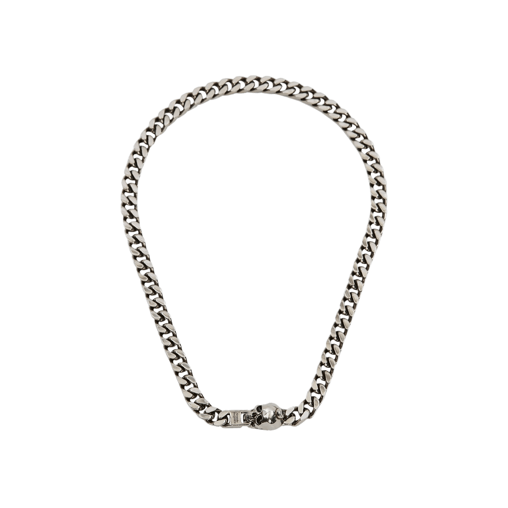 ALEXANDER MCQUEEN ネックレス Buy Alexander McQueen Skull Chain Necklace 'Silver' - 735917