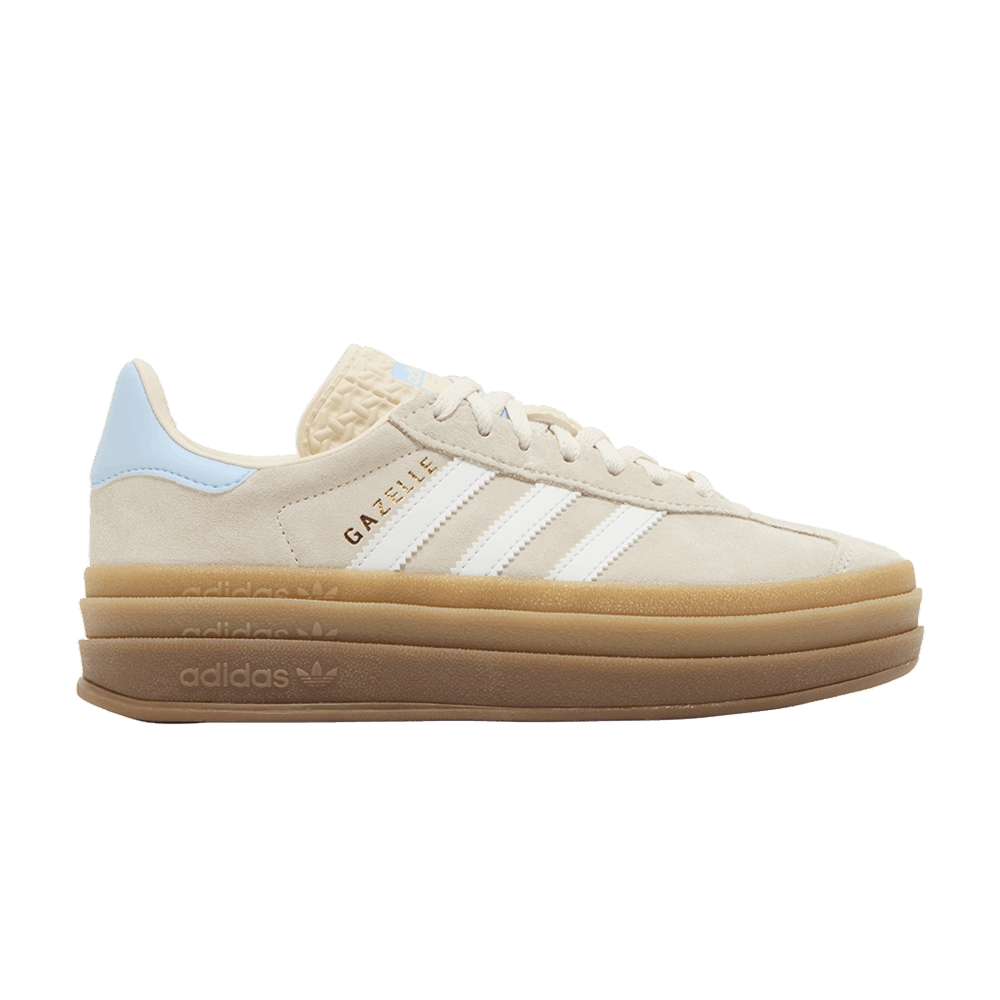adidas Gazelle Bold J JH5540 Beige Suede Sneakers -Size 36 2/3