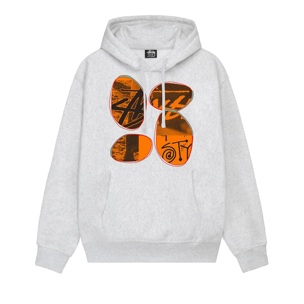 Buy Stussy David Carson Vespa Hoodie 'Ash Heather' - 3923912 ASH