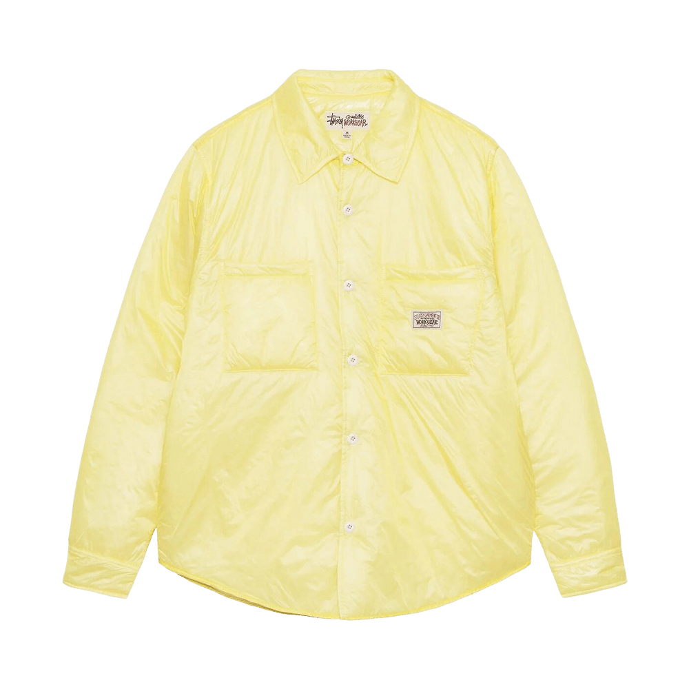 Size xl Stussy Fatigue Overshirt Nylon 'Pale Lime'