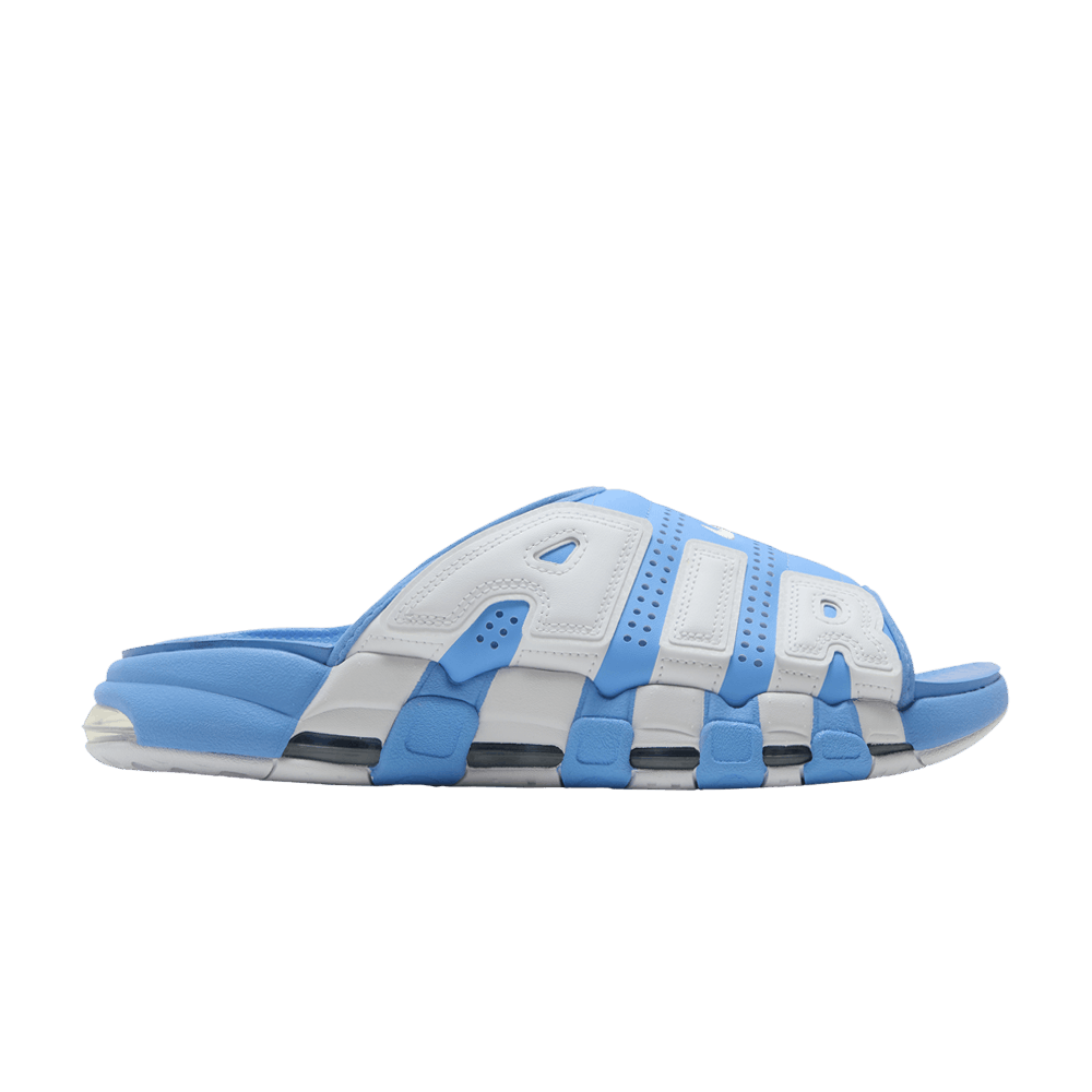 靴 Nike Air More Uptempo Slide blue 27cm Amazon.com | Nike Air More Uptempo Men's Slide University