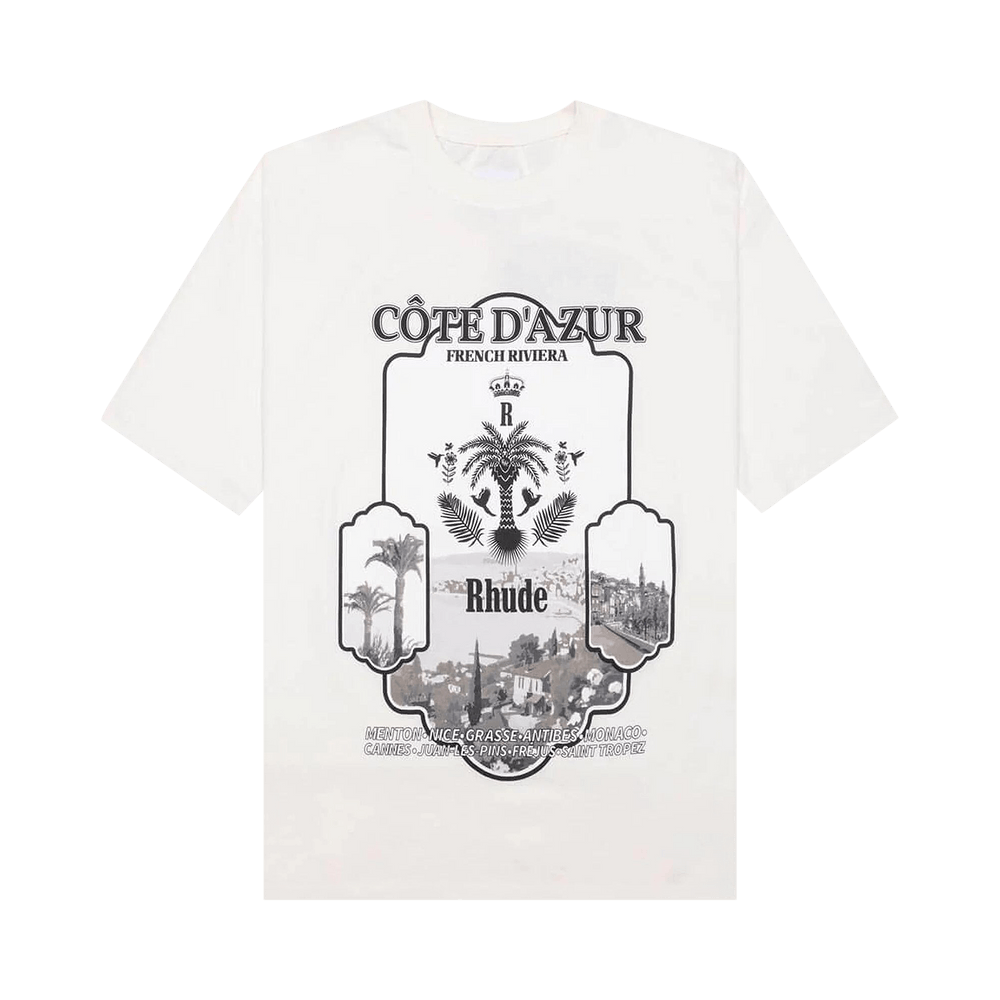 【関税込み】Rhude オフホワイト Azur Mirror Tシャツ org.jpg