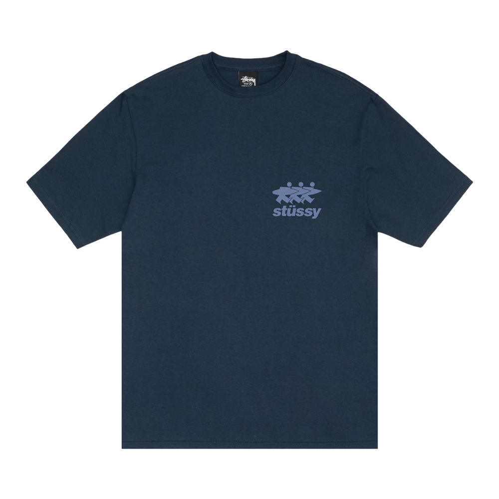 Buy Stussy Surfwalk Tee 'Navy' - 1905089 NAVY | GOAT