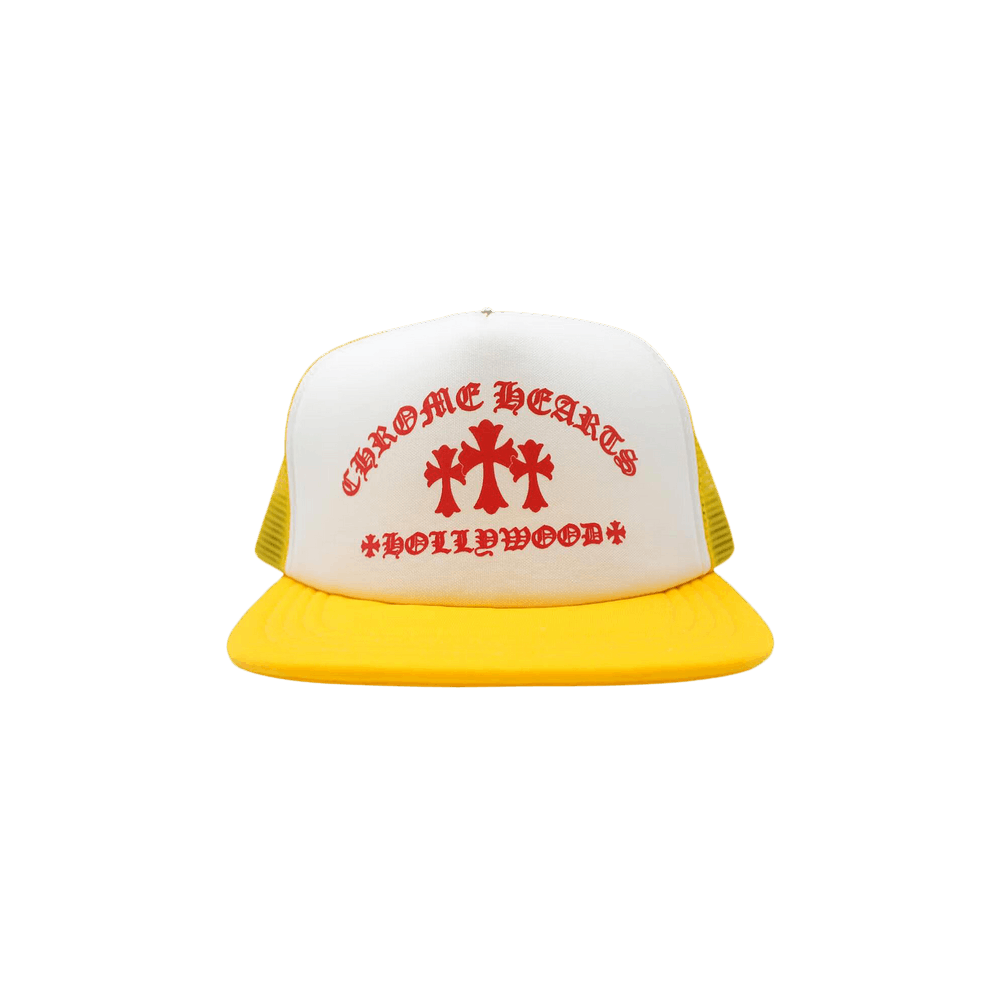 Buy Chrome Hearts King Taco Trucker Hat 'Yellow/White