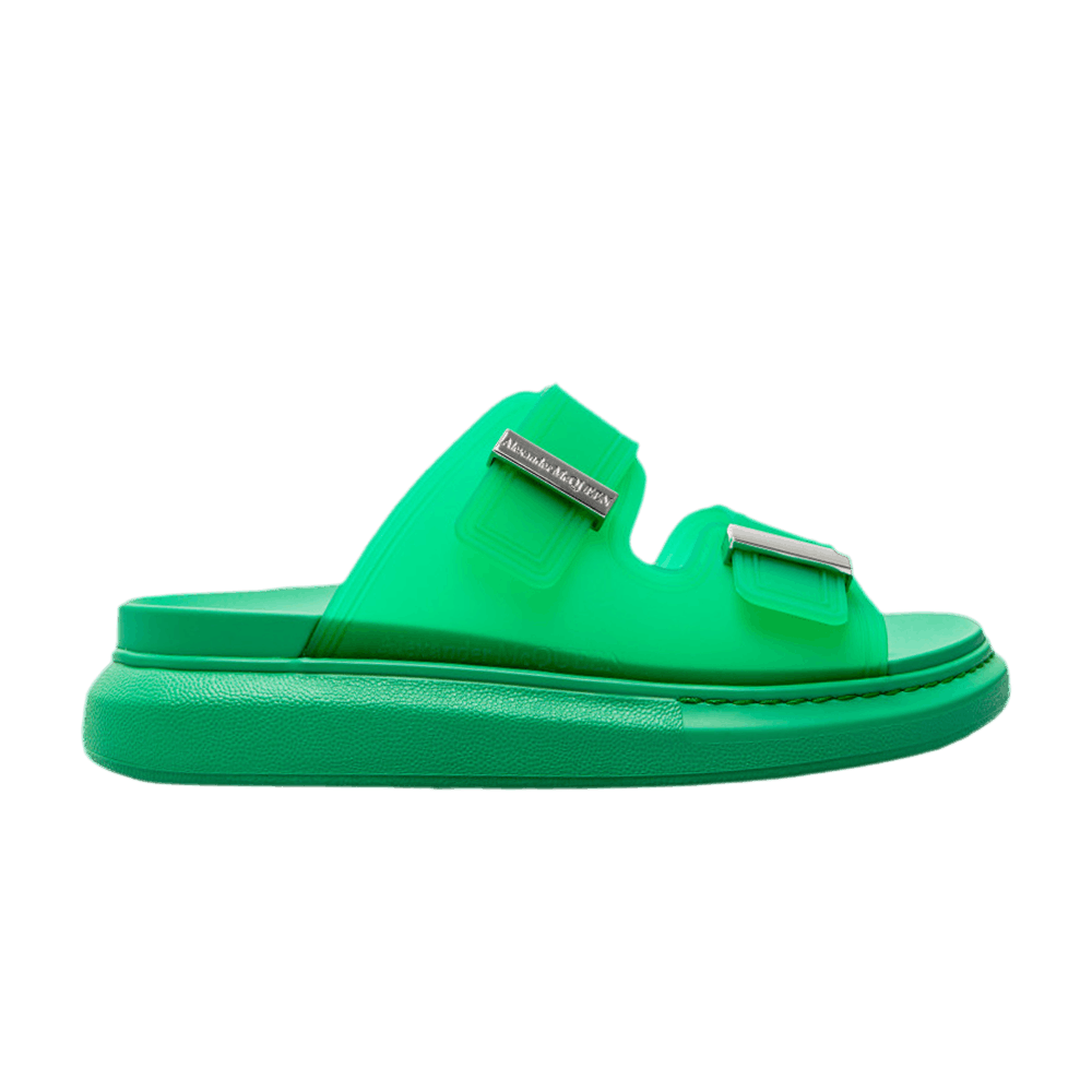 Buy Alexander McQueen Hybrid Slide 'Bright Green' - 663563