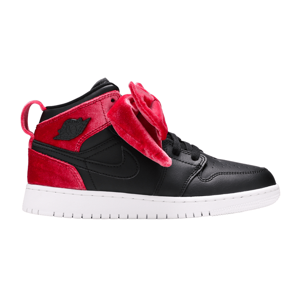 Buy Air Jordan 1 Mid Bow XLD GS 'Noble Red' - CK5678 006 | GOAT